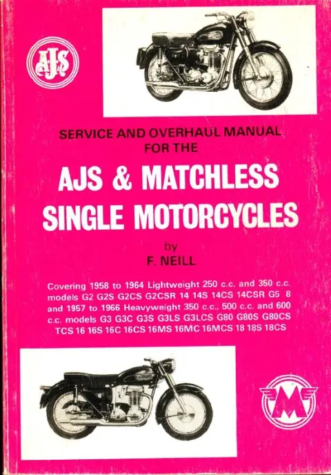 AJS & Matchless Single Motorcycles by F.W. Neill