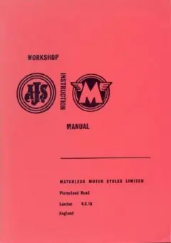 Workshop Instruction Manual by F.W. Neill