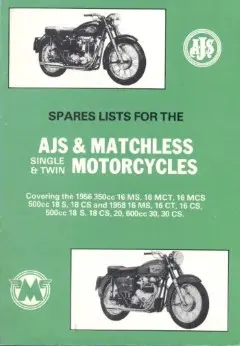 Spare Lists for the AJS & Machtless by AMC